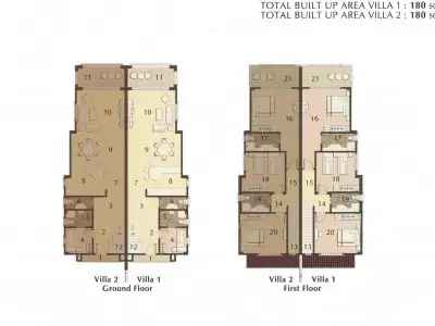 وحدتك بحديقة 160 متر ومساحة 180 متر في قرية تلال العين السخنة